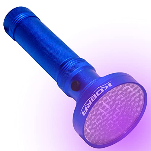 Lampe de poche à lumière noire bleue LED UV pour détection de taches