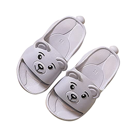 EnJoCho Kids Boys and Girls Slippers Soft Sandals Summer Lightweight Cartoon Bear Non-Slip Water Shoes Children Garden Shoes3