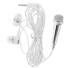 Microphone mini--fashionable and delicate appearance, you can use it anytime and anywhere, also easy to carry,portable microphone for singing Small mic--compatible with most kinds of k song software and electronic devices, bringing you convenience an...