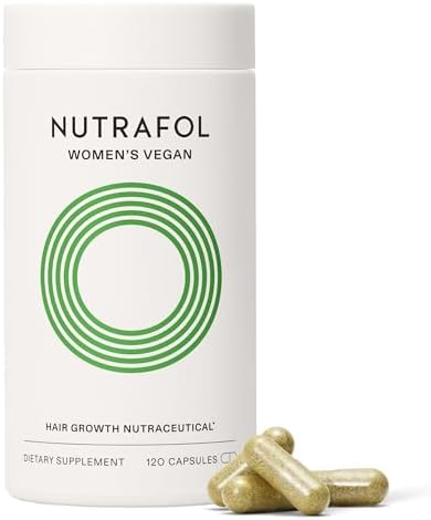 Nutrafol Women's Hair Growth Supplements, For Women 18-44 Years Old, Clinically Tested for Visibly Thicker, Stronger Hair, 100% Vegan Ingredients, Dermatologist Recommended - 1 Month Supply