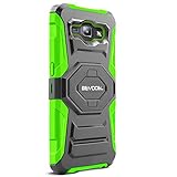 Galaxy J1 (2015) Case, Evocel [New Generation Series] Belt Clip Holster, Kickstand, Dual Layer for Samsung Galaxy J1 (Model No J100) / J1 (2015 Release), Green (EVO-SAMJ1-XX12)