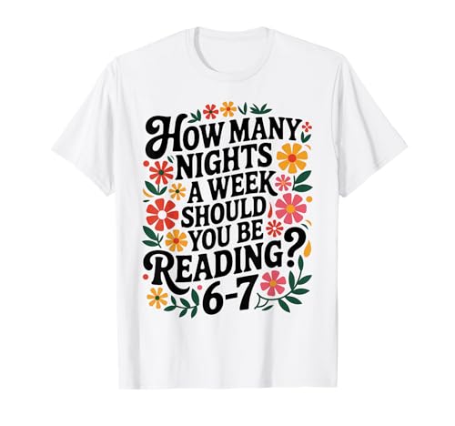 Funny Reading 6 7 Six Seven Meme English Teacher Book Lover T-Shirt