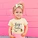 Geoyune Toddler Girls Big Sister to Be Shirts for Pregnancy Announcement Baby Girls Big Sister T-Shirt Baby Kids Summer Tees Outfits 1-2T