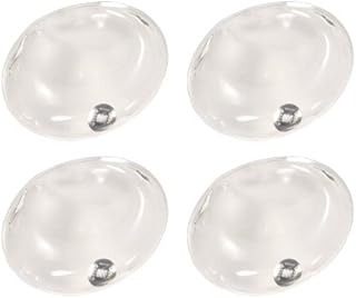 eBuyGB Unisex's Instant Gel Hand Warmers-Reusable Heat Pack, Clear Oval, Pack of 4
