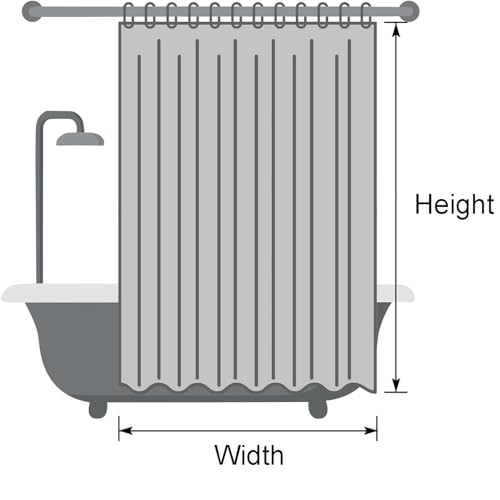 Rideau douche médiéval tissu lavable imperméable fleurs abstraites - 7