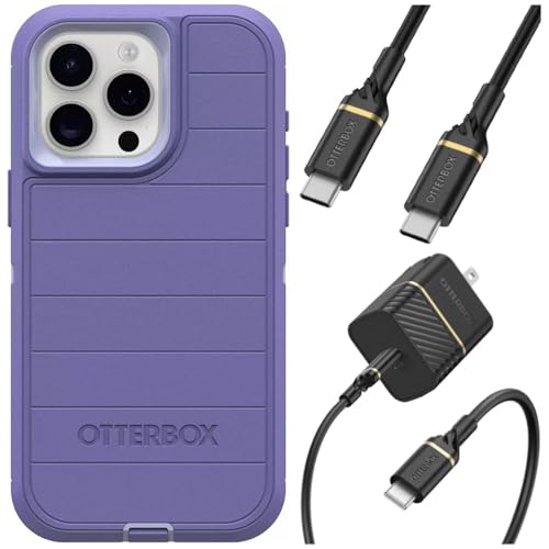 OtterBox Defender Series iPhone 15 Pro Max coque antibactérienne chargeur USB-C