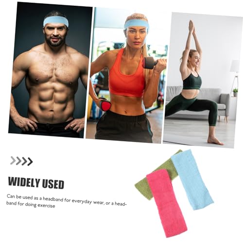 Anneome 3Pcs Esportes Bandana Tecido Futebol Absorção De Umidade Homem