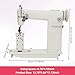 Professional Dual Needle Industrial Sewing Machine for Thick Materials – High Column Design for Shoes, Leather & Bag Repair, Adjustable Stitch Length & Presser Foot Pressure (Not a complete unit)