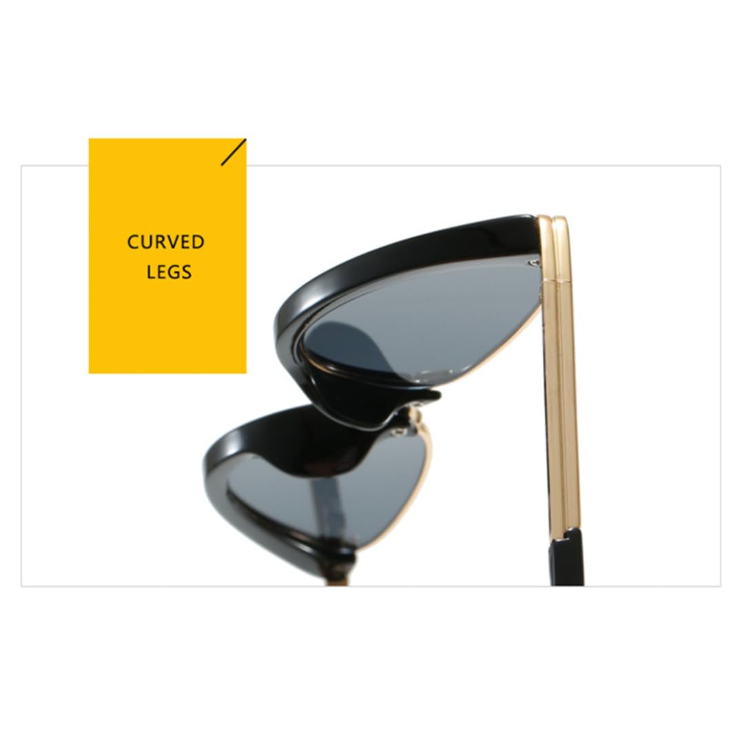 Gafas de sol retro pequeñas tipo ojo de gato para mujer, gafas de sol de lujo para exteriores, gafas de conducción UV400, gafas de moda para mujer