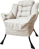 TOYSINTHEBOX Accent Armchair Lazy Chair for Bedroom & Living Room, Modern Contemporary Design, Soft