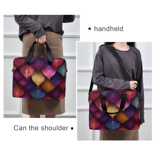 Bolso para portátil con estampado de escalas coloridas miniatura 2