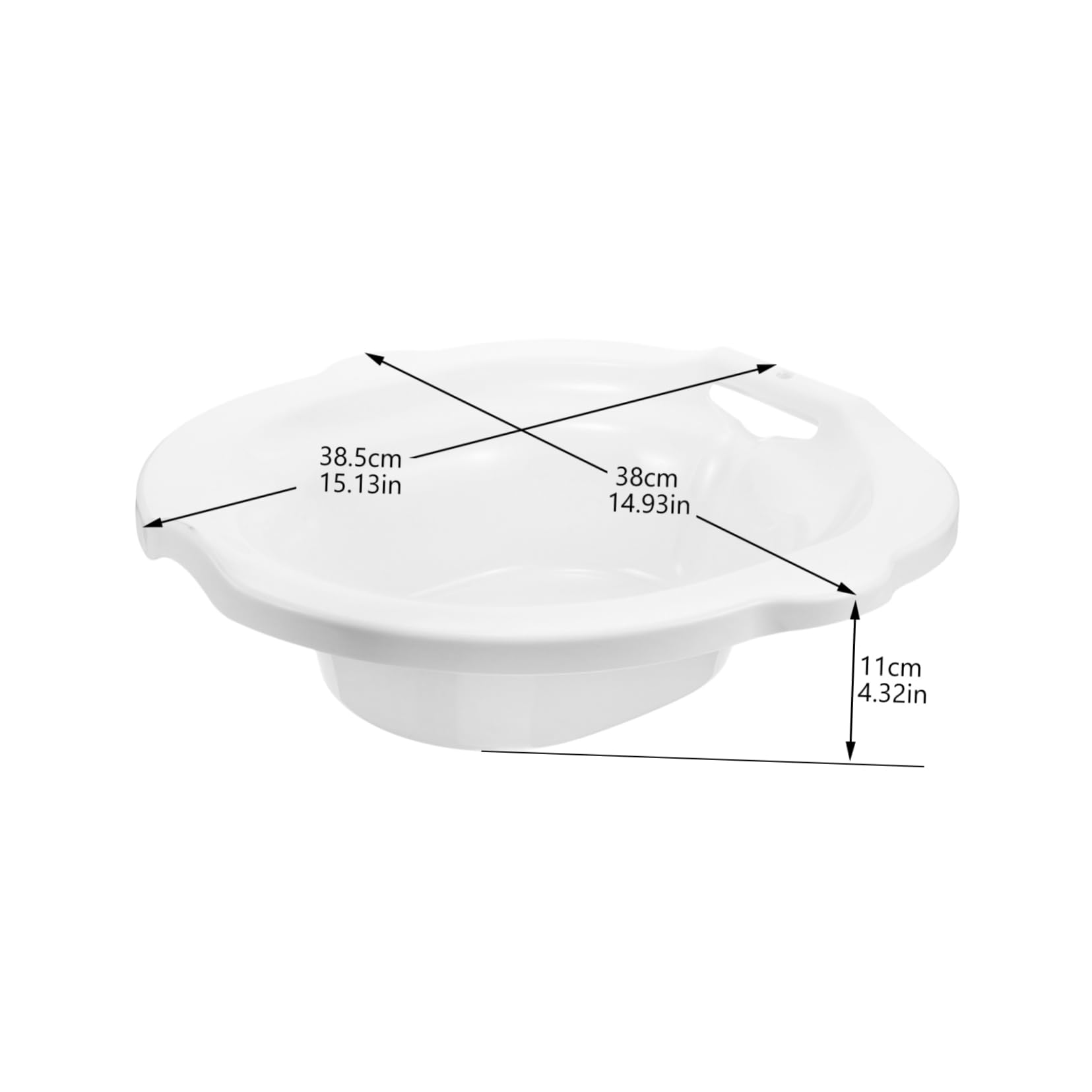 HAPINARY Butt Basin Soaking Sitz Bath for Buttocks Bath Basin Sitz Bath Basin Postpartum Toilet Sitz Bath Postpartum Care Basin Sitz Bath Wash Basins White Pp