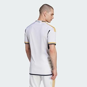 adidas Erkek Real Madrid 23/24 İç Saha Forması - Altın Vurgulu ve