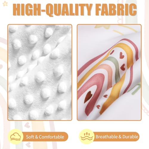 Image of Car Seat Covers for Baby, Winter Baby Car Seat Cover with Peep Mesh Window, Windproof Infant Car Seat Canopy for Girls Boys, Machine Washable, Rainbow Star