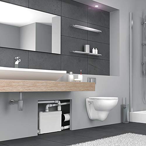 SFA - Trituradora + soporte WC Grohe + revestimiento de cristal Saniwell Pro UP