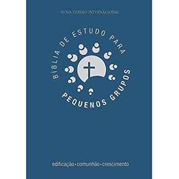 Paperback Bíblia de Estudo para pequenos grupos - Azul (Em Portugues do Brasil) [Portuguese_Brazilian] Book