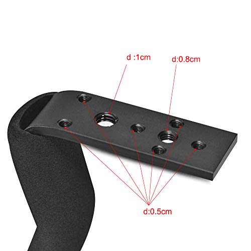 Image of Single Handle Camera Stabilizer Tray, Aluminum Alloy Diving Bracket, Portable Video Balancer with Ball Adapter (YH-TS19)