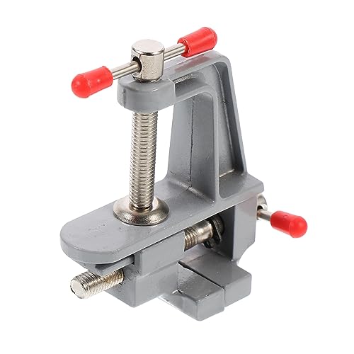 jojofuny Mini Abrazadera De Banco Ligera De Aleación De Aluminio Portátil Para Fijación Mesa Para Bricolaje Joyería Modelismo y Reparaciones Pequeñas