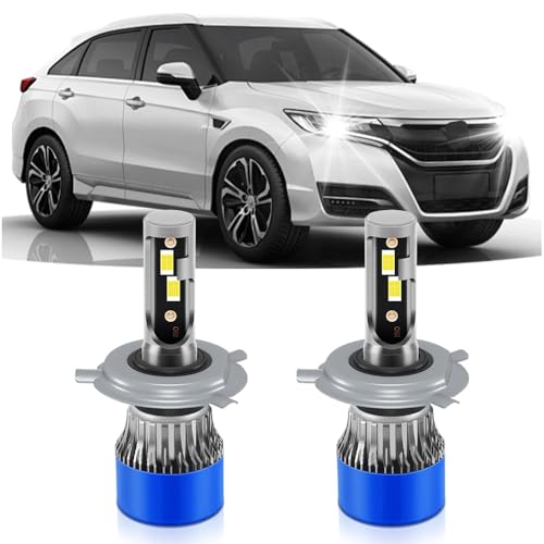 rosunmantic Light Lamps Fit for Honda CR-V 1997-2004 High Beam & Low Beam All In One Lamp, 6500K White 800% Brightness with Cooling Fan Plug-N-Play 2pcs/pack