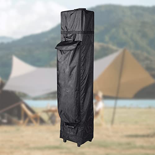 Waterproof Wheeled Canopy Bag 11 X 11 X 63 Replacement Canopy Roller Bag Outdoor Instant Canopy Storage Bag With Handles 1680D(Without Canopy) #TOP7