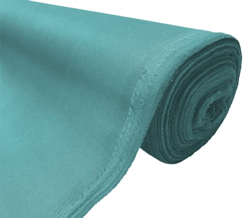 A-Express Schwer Pflicht Strapazierfähiger Dicker wasserdichter Segeltuchstoff 600D Outdoor Abdeckplane Meterware - Blaugrün 1 Metre (100cm x 150cm)