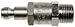 Coilhose Pneumatics 1603LF Automotive Interchange Filtering Connector (FilterPlugTM), 1/4" Body Size with 3/8" Male NPT
