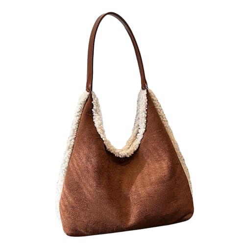 Sac aisselle pour femme en peluche douce garantissant un confort absolu à l'épaule