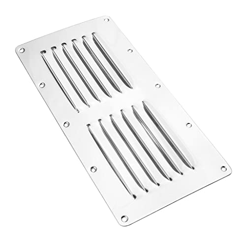 Grille d'aération rectangulaire anti-corrosion pour ventilation marine - 4