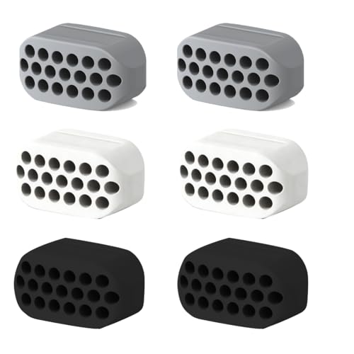 UIEXEA 6 Stück Jawline Trainer, Jawline Balls, Jawline Exercise, Jaw Exerciser für Frauen und Männer, Kiefer Exerciser und Schöne Kieferlinie, zur Stärkung und Straffung von Kiefer und Nacken