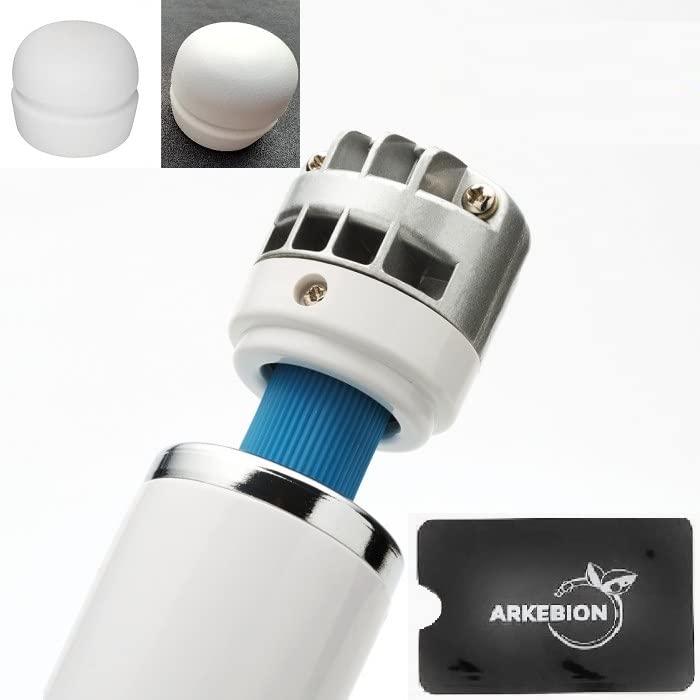 Europe Magic Wand Original-Packung ARKEBION: Metall-Massagekopf inspiriert vom Magic Wand HV250 -Massagegerät und seiner glatten Spitze. Insgesamt 2 Spitzen + RFID-Kartenschutz