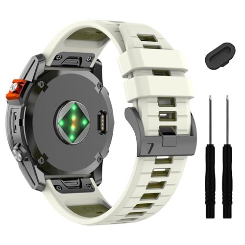 Bracelet Quickfit 26 mm anti-irritation pour montre Garmin Enduro 2 et Fenix 7X