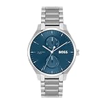 BOSS Analogue Multifunction Quartz Watch for Men Tyler Collection with Silver Stainless Steel Bracelet - 1514106