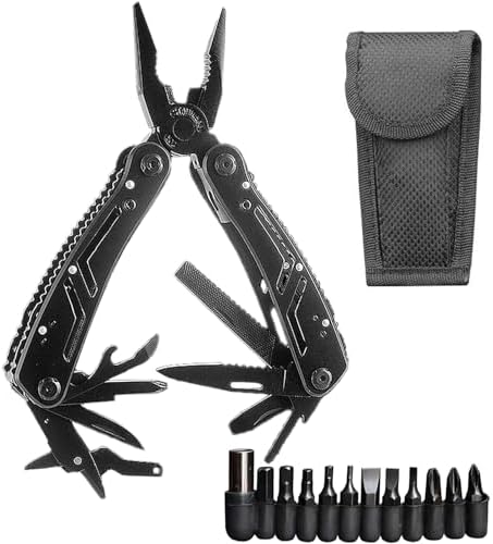 24 in 1 Stainless Steel Multitool Pliers - Compact & Durable Mult...