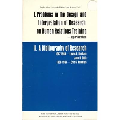 Problems in the design and interpretation of research on human relations training
