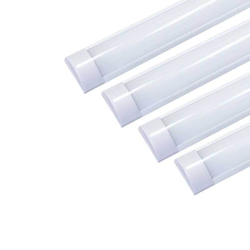 SILAMP Réglette LED 90cm 24W - Pack de 4 - Blanc Neutre 4000K - 5500K