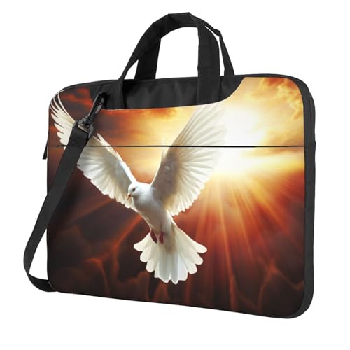 Bolso Tote para Laptop Dove Sun Art Negro 13 pulgadas miniatura 1