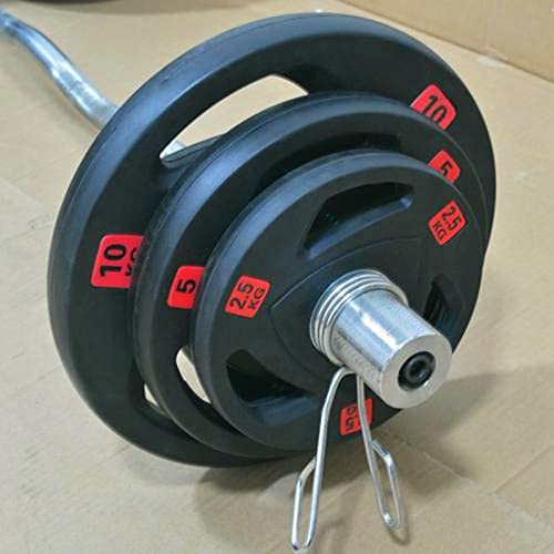 2 "Placas de peso olímpico, 3 orificios de 3 orificios de 50 mm Diámetro de la mano Placas de barra de goma, placas de hierro fundido Inicio Equipo de gimnasio, for levantamiento de pesas