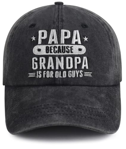 Grandpa Gifts for Men Funny Grandpa Hat adjustable Papa Baseball Cap