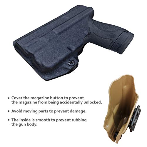 POLE.CRAFT IWB Kydex Holster for M&P Shield with TLR-6 #TOP3