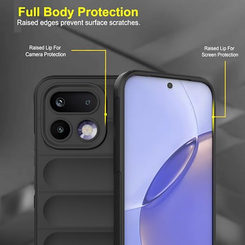 Image of Zapcase Back Case Cover for Realme 16 Pro 5G | Compatible for Realme 16 Pro 5G Back Cover | Liquid Silicon Magic Case with Camera Protection | Black