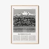 Bainbridge Island Print Black And White, Bainbridge Island Wall Art, Bainbridge Island Poster, Bainbridge Island Photo, Washington, Usa #40