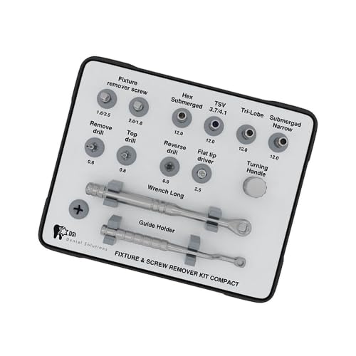 DSI FSRC Compact Fixture & Screw Removal Dental Kit Ø1.6/1.8mm