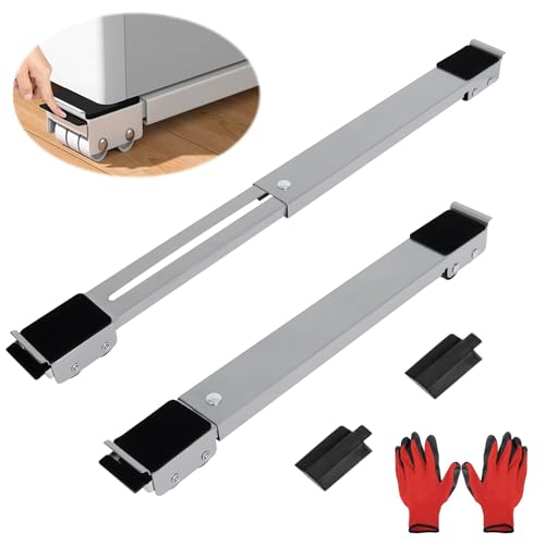 Rouleaux d'appareils extensibles de 45,7 à 71,1 cm avec frein pour canapé et frigo