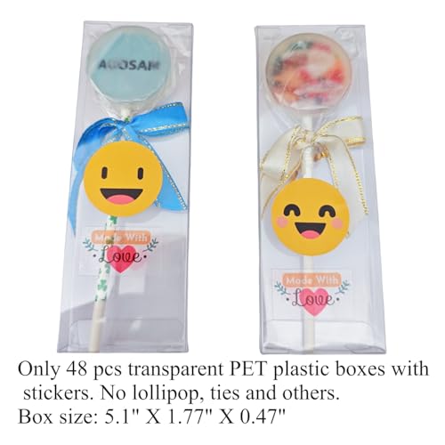 Caja de embalaje para piruletas con 50% de descuento - 48 unidades