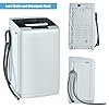 Giantex Full Automatic 2 in 1 Portable Laundry Washer and Dryer Combo, 8.8lbs Capacity, 1.04 cu.ft 10 Programs Built-in Drain Pump, Energy Saving Top Load for Apartment Dorm