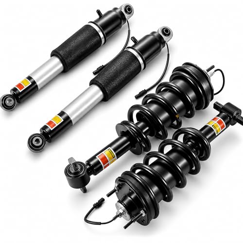 84176631 84176675 4-PCS Front & Rear Shock Absorber Struts with Magnetic Ride Control Compatible with 2015-2020 Escalade ESV Suburban Tahoe GMC Yukon XL