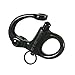 Fixed Snap Shackle 18KN - Fusion Climb® Delta - Professional Sailing Rigging Fixed Snap Hook - Heavy Duty Steel - Quick Release Snap Shackle for Rope, Sailing, Rigging, Lifeline - OSHA ANSI Compliant