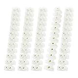 5 Pcs X3-0512 400V 5A 12 Position 2 Row Plastic Screw Terminal Block