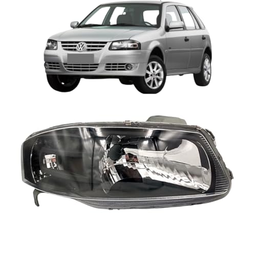 Kit Completo Farol M. Negra Power, Lanterna Fumê e Milha Gol G4 2006-2013