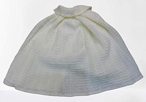 TOQUILLA ABUELA, PELERINA, COLOR MARFIL
